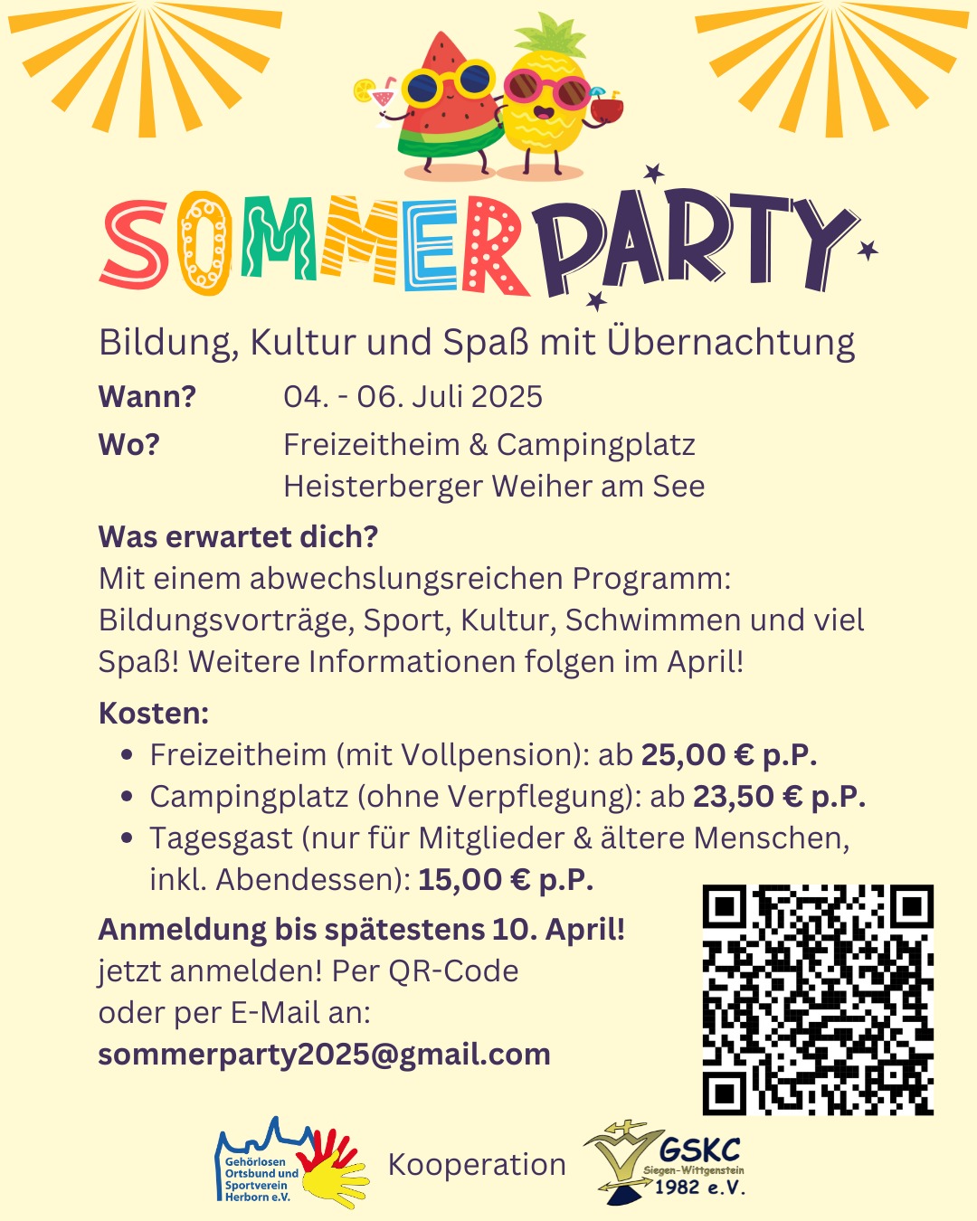 2025 07 04 bis 06 Sommerparty