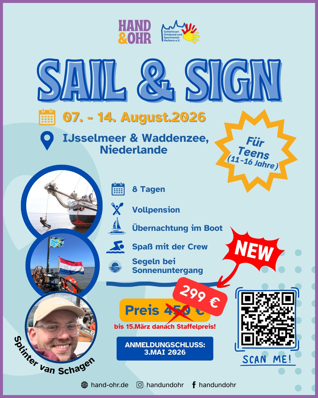 2026 08 07 bis 14 Neuigkeiten für SAIL SIGN